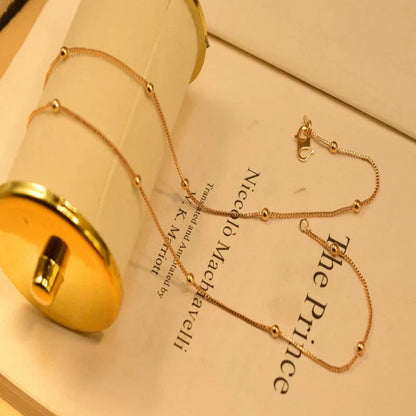 18K Gold % silver Plated New Stylish Chain for Girls/Women